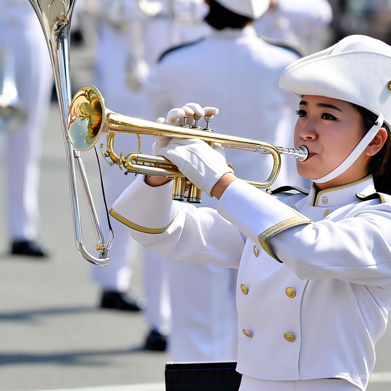 drumband putih