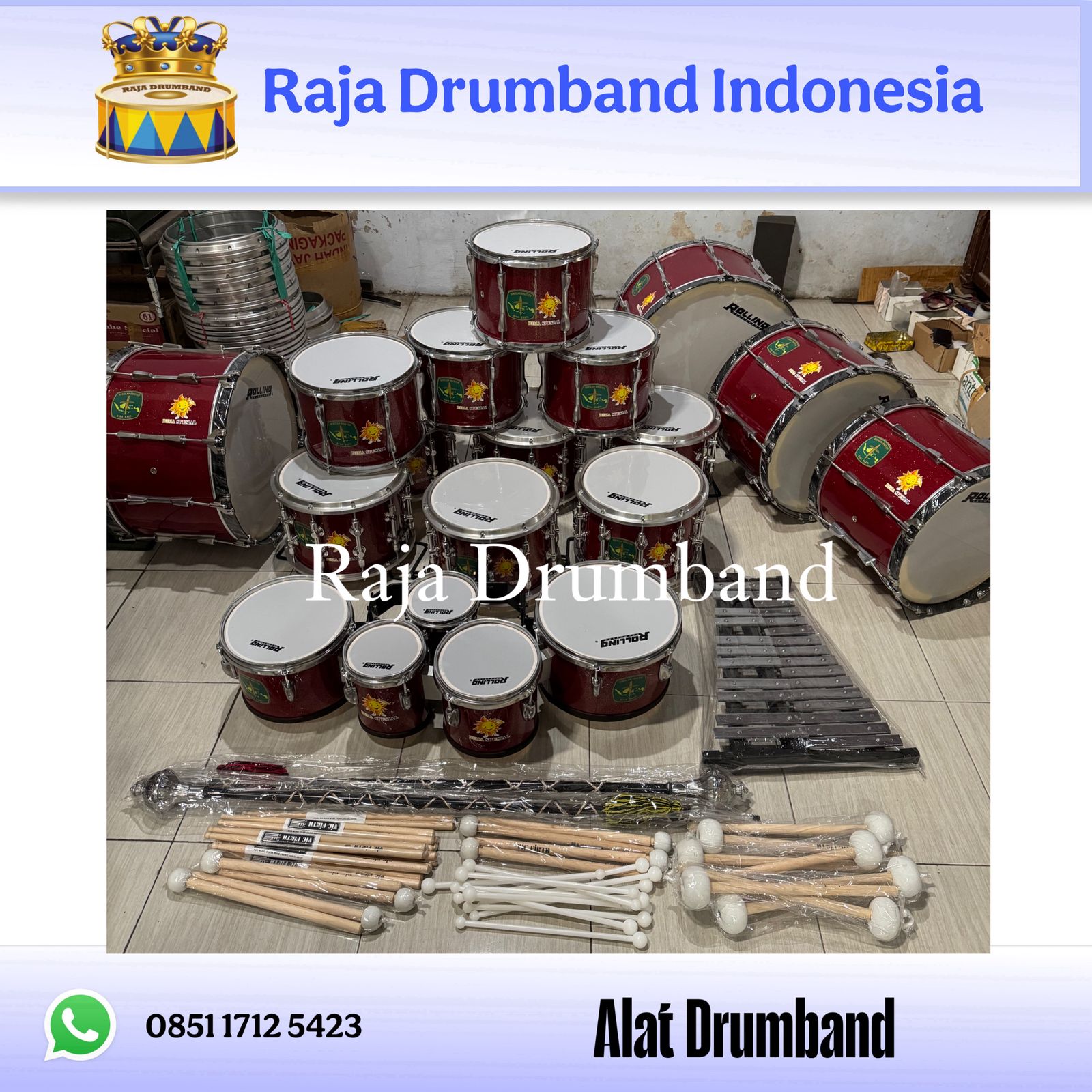 1 Set Alat Drumband