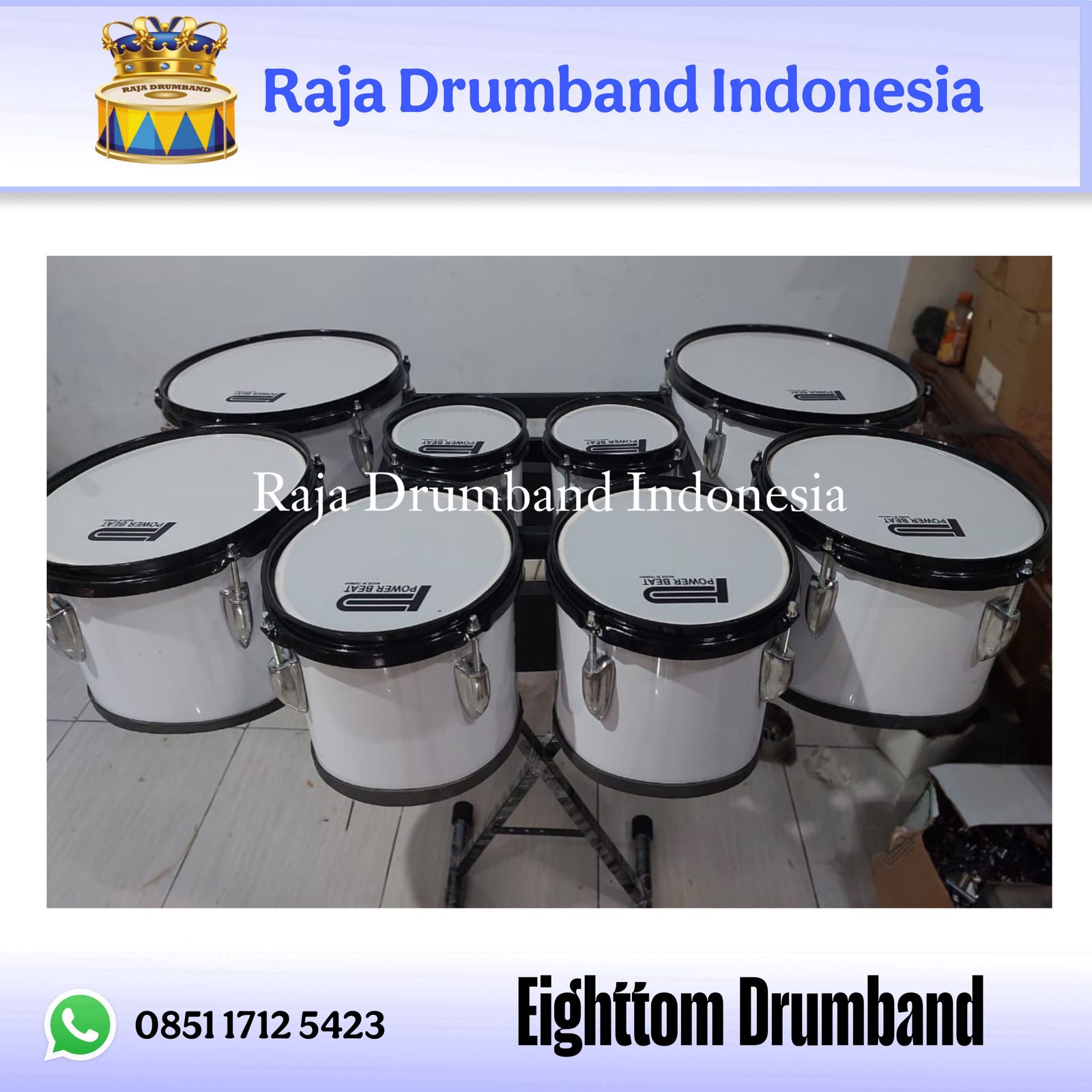 Alat Drumband 8 Tom